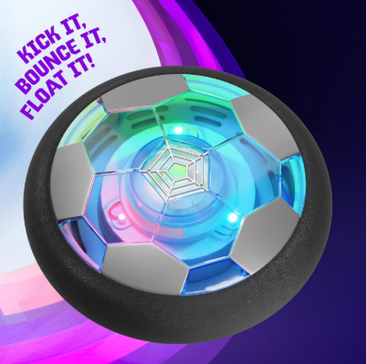 Hover Soccer Light-Up Ball – Floating Air Power Indoor Soccer Game Toy