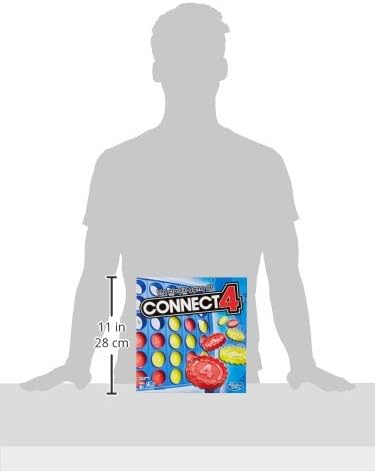 Connect 4 Classic Grid Game – 4-in-a-Row Strategy Board Game for Kids, Family & Game Night Fun