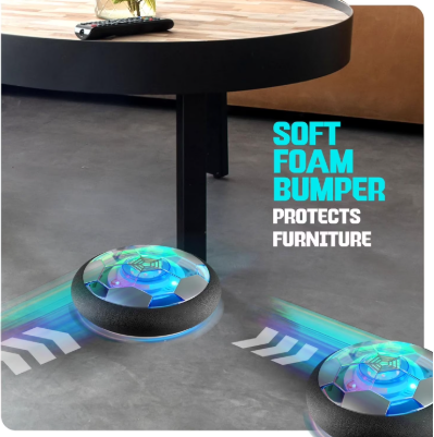 Hover Soccer Light-Up Ball – Floating Air Power Indoor Soccer Game Toy