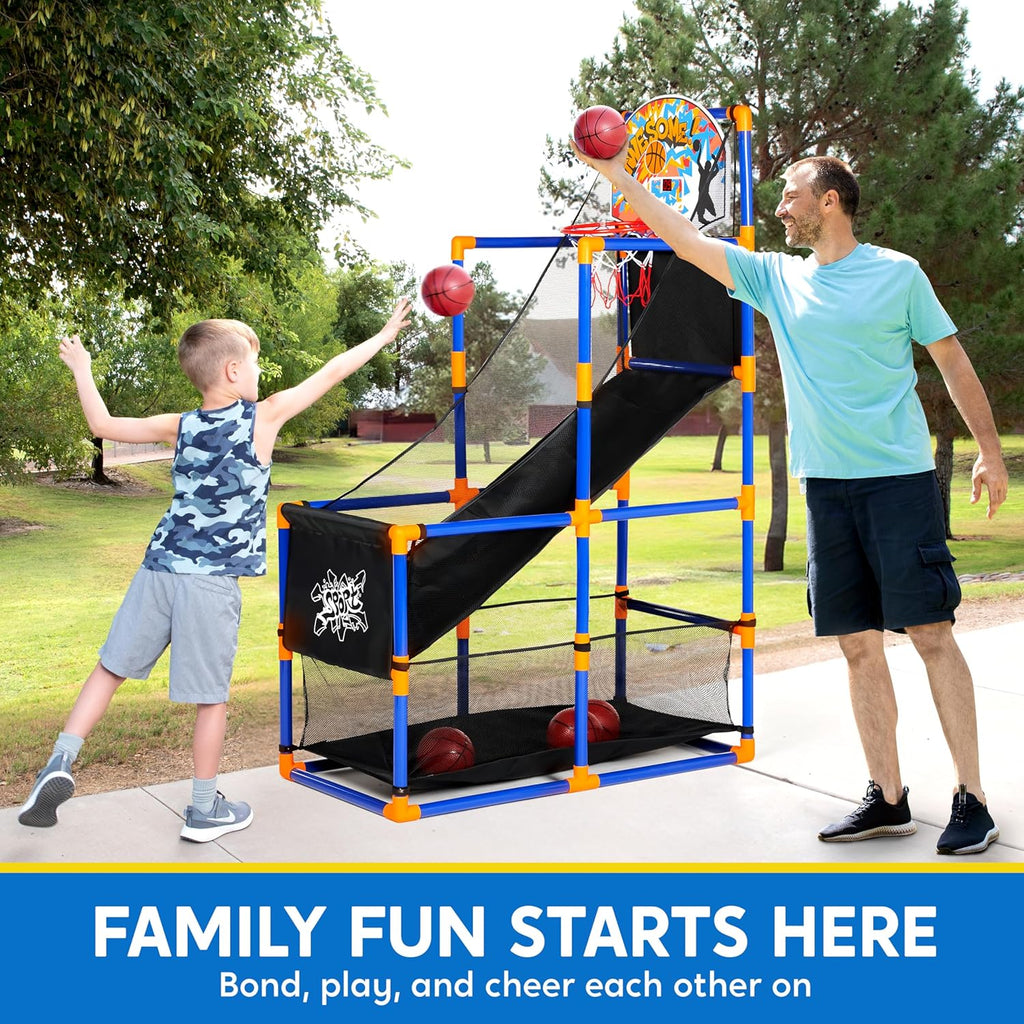 LED Lightscore Arcade Basketball Game Set for Kids – Indoor Basketball Hoop Toy