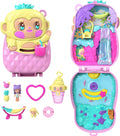 Polly Pocket™ Pineapple Monkey Compact Playset – Mini Dolls & Portable Surprise Adventure Set
