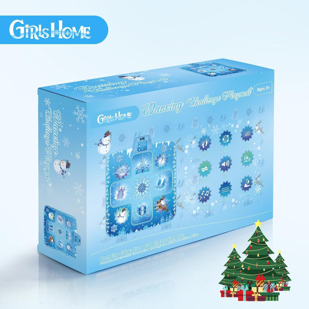 Frozen Dance Mat Rhythm Step Play Mat for Kids – Musical Dancing Game Toy