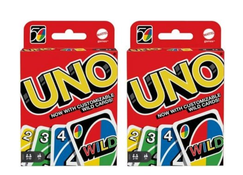 UNO® Card Game 2-Pack – Classic Family Card Game Set for Kids, Teens & Adults