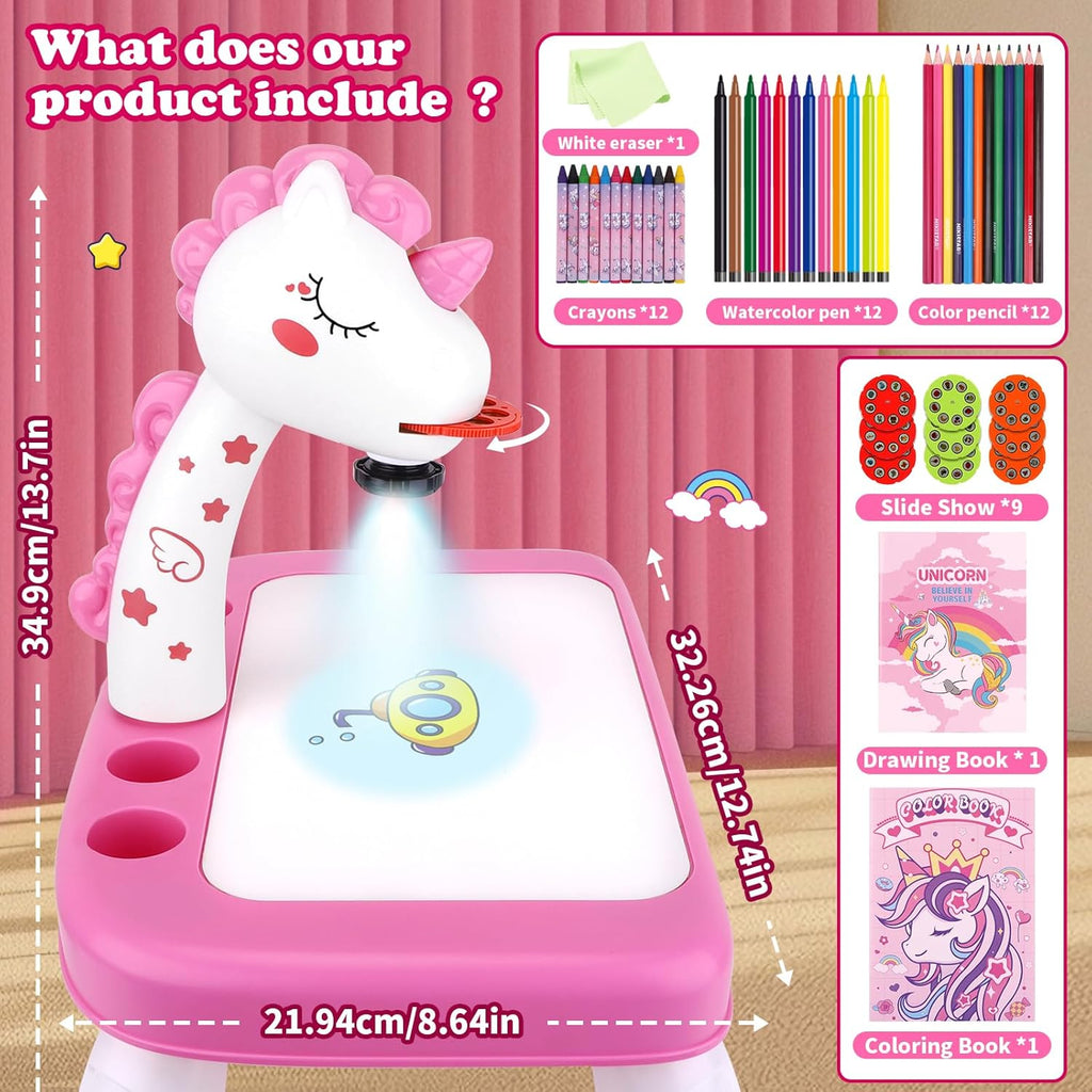 Drawing Projector for Kids – Art Projector Toy with Tracing & Creative Learning