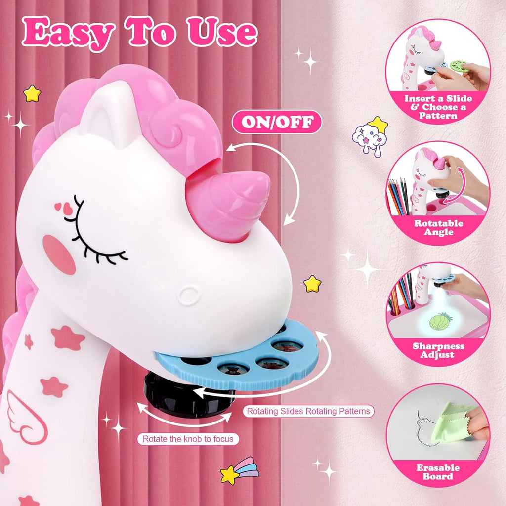 Drawing Projector for Kids – Art Projector Toy with Tracing & Creative Learning