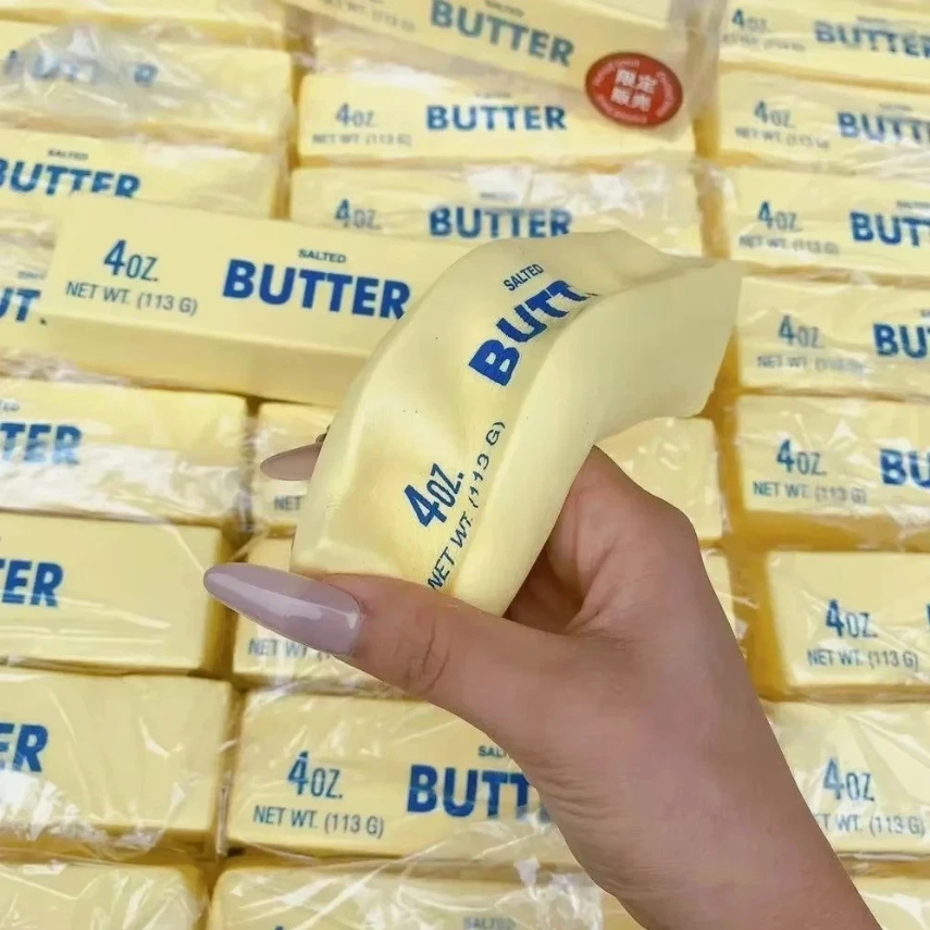 Butter Stick Squishy Fidget Toy – Soft Slow Rising Stress Relief Sensory Toy for Kids & Adults