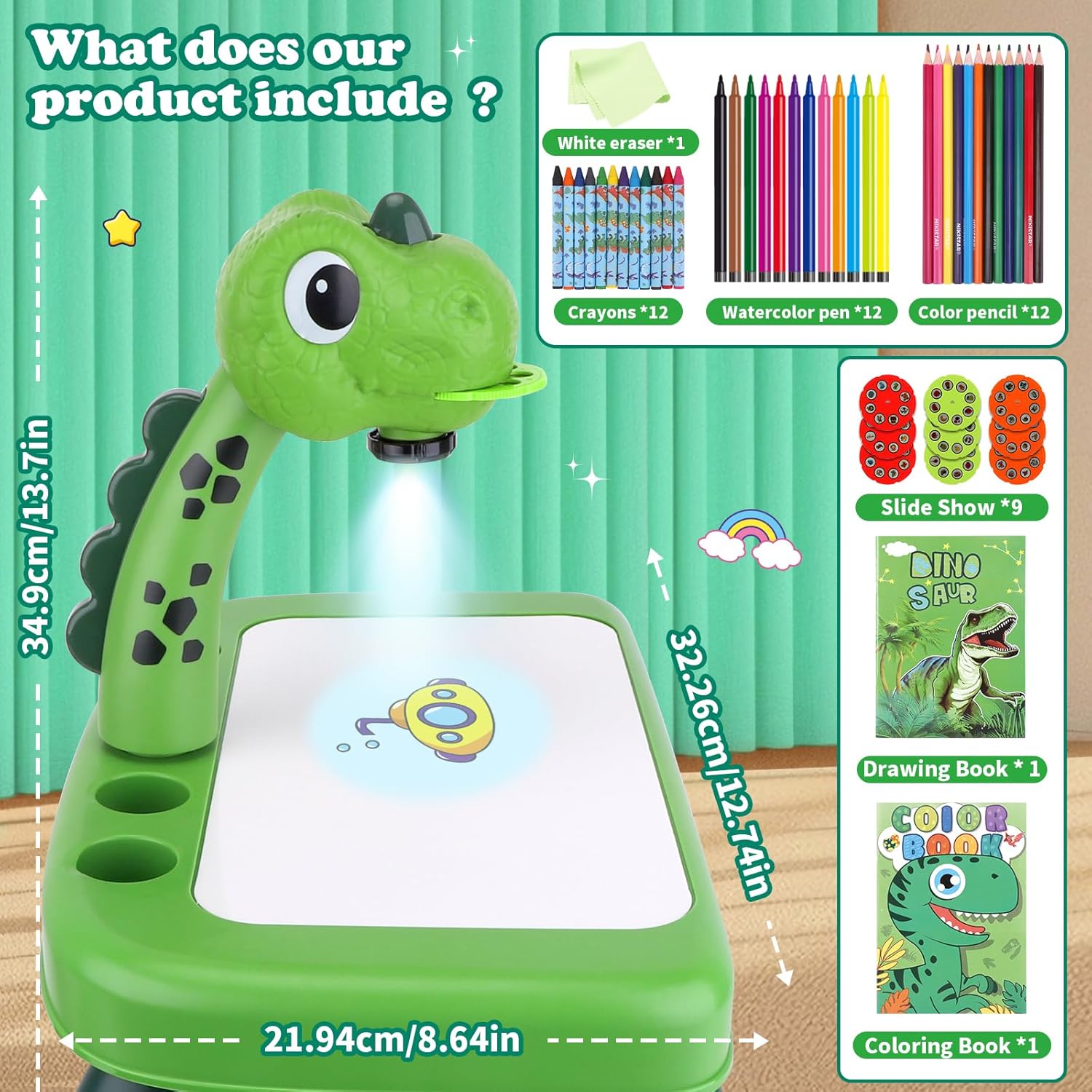 Drawing Projector for Kids – Art Projector Toy with Tracing & Creative Learning