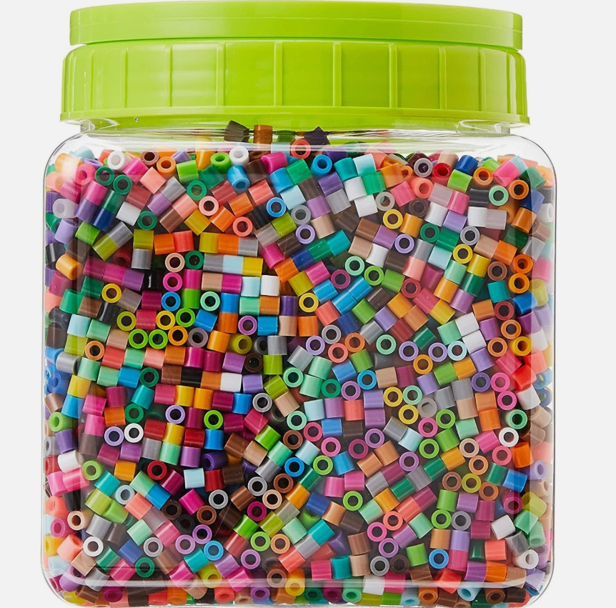 Perler Fused Beads 11,000pcs Multicolor Set – Bulk Craft Beads for DIY Art, Fuse Bead Projects & Creative Kids Crafts