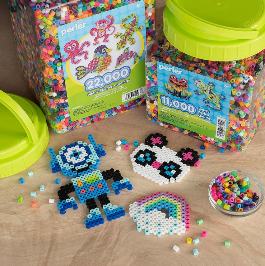 Perler Fused Beads 11,000pcs Multicolor Set – Bulk Craft Beads for DIY Art, Fuse Bead Projects & Creative Kids Crafts