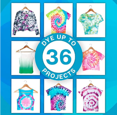 One-Step Tie-Dye Party Kit – Easy DIY Tie Dye Craft Set for Kids