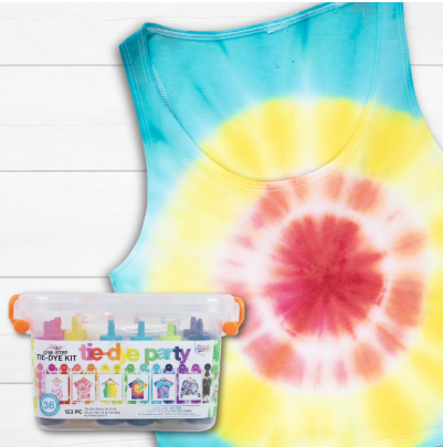 One-Step Tie-Dye Party Kit – Easy DIY Tie Dye Craft Set for Kids