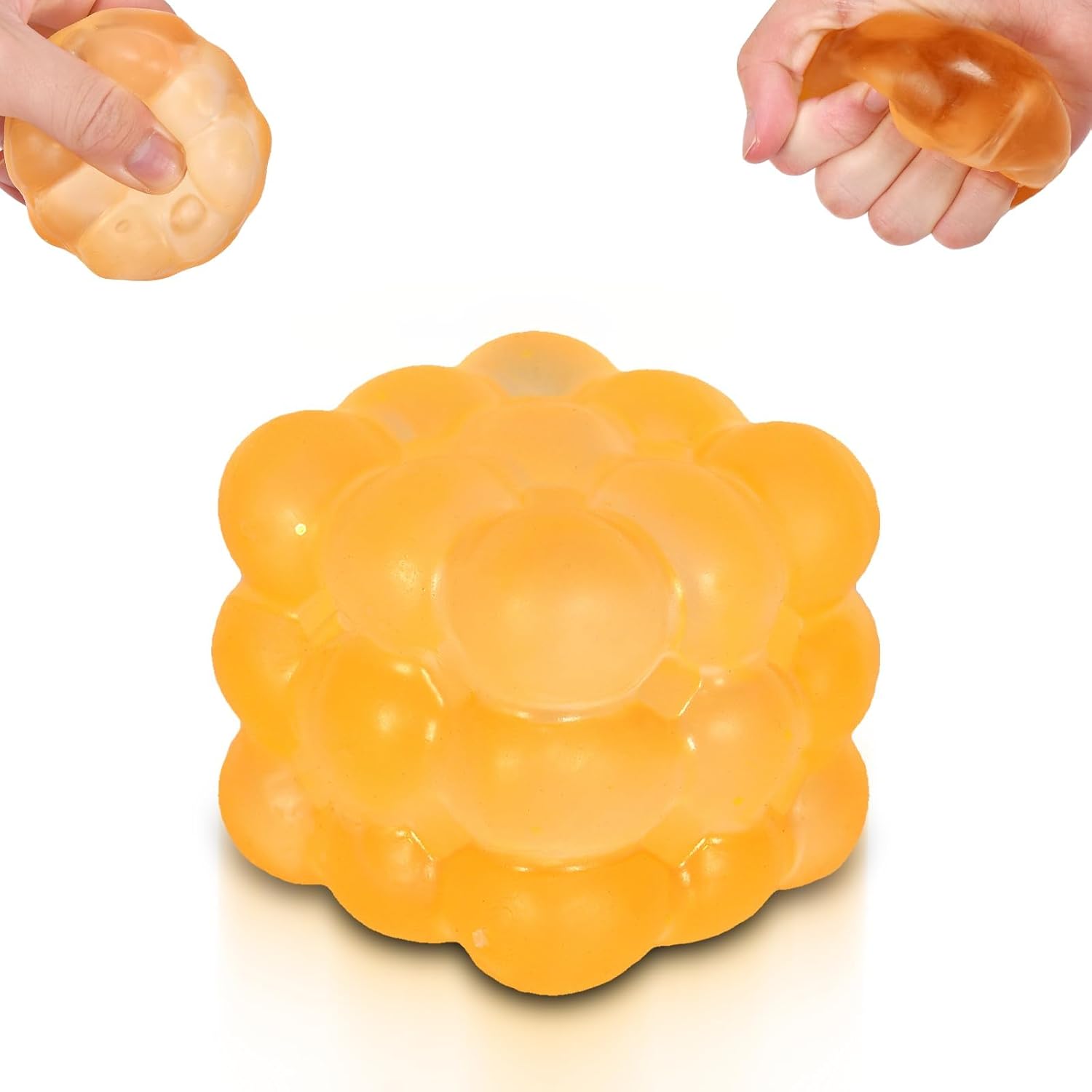 Ice Cube Squishy Fidget Toy – Soft Slow Rising Stress Relief Sensory Squeeze Toy for Kids & Adults