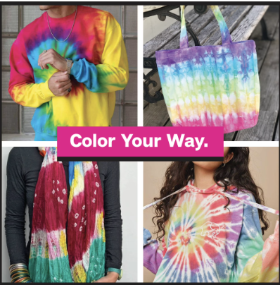 One-Step Tie-Dye Party Kit – Easy DIY Tie Dye Craft Set for Kids