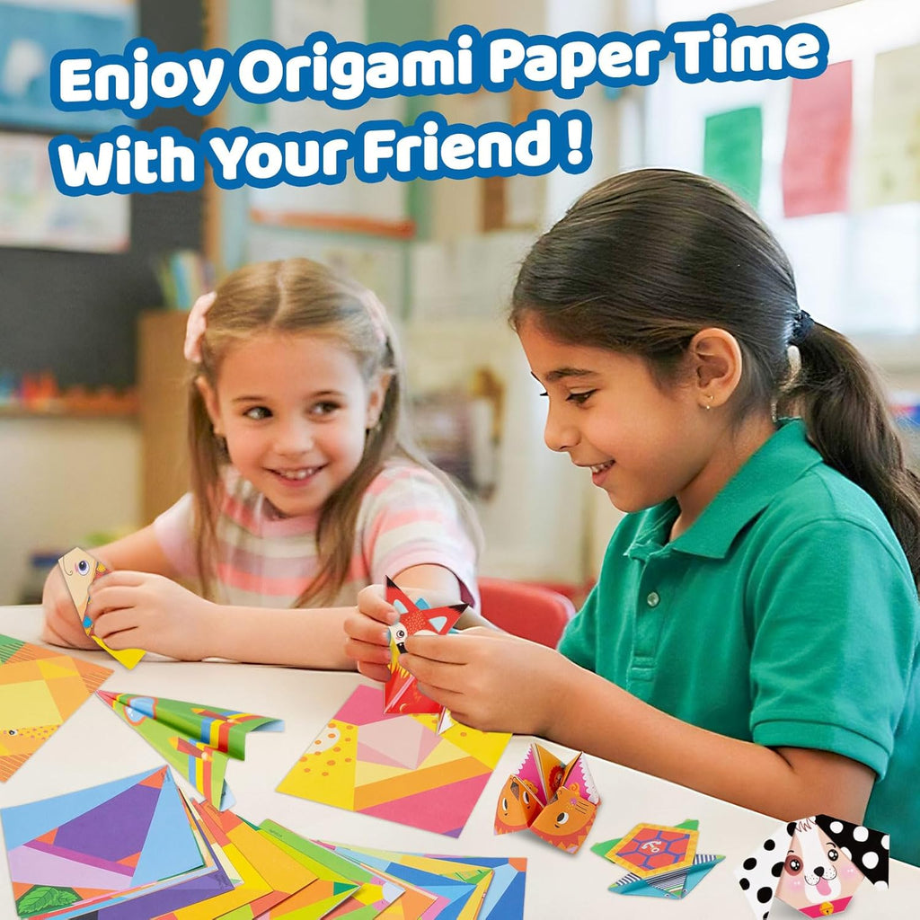 Origami Kit for Kids – 152 Sheets Paper with 72 Patterns, Beginner Paper Folding Craft Set
