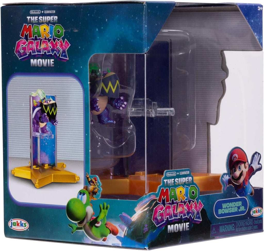 The Super Mario Galaxy Movie™ 1.5” Mini Figures 6-Pack – Collectible Action Figures with Star Launcher Accessory Set