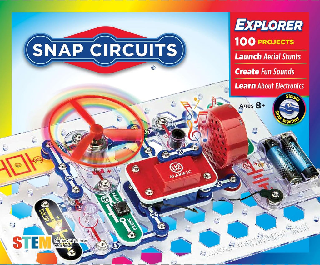 Electronics Exploration Kit – 100+ STEM Projects Science & Circuit Learning Set for Kids