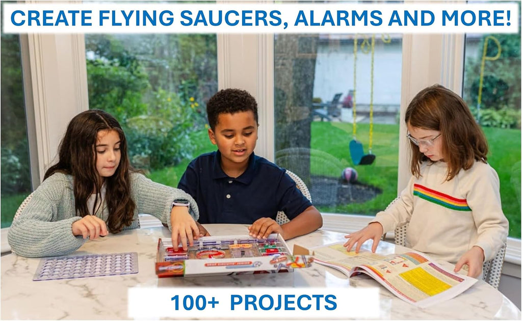Electronics Exploration Kit – 100+ STEM Projects Science & Circuit Learning Set for Kids