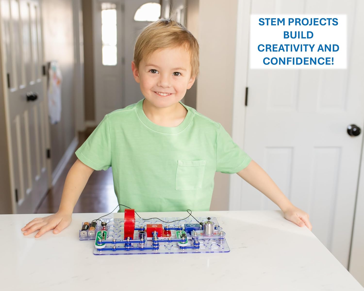 Electronics Exploration Kit – 100+ STEM Projects Science & Circuit Learning Set for Kids