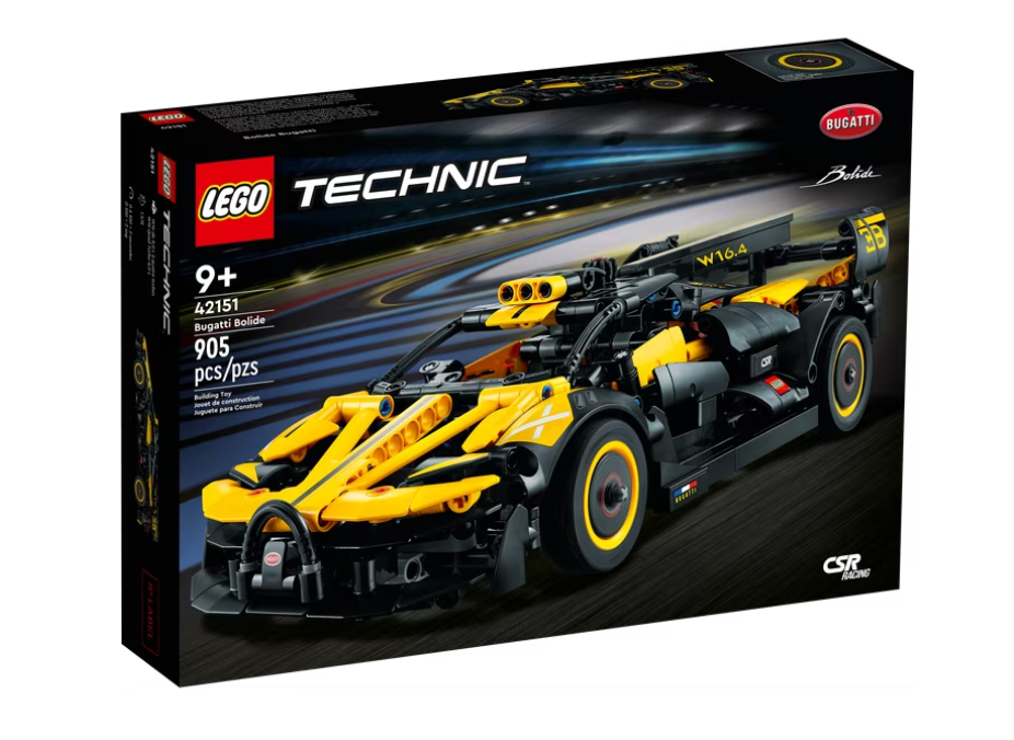 LEGO Technic Bugatti Bolide Race Car Model Building Set – Collectible Engineering Toy for Kids & Adults