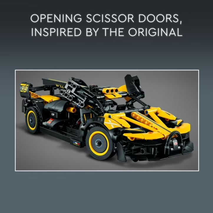 LEGO Technic Bugatti Bolide Race Car Model Building Set – Collectible Engineering Toy for Kids & Adults