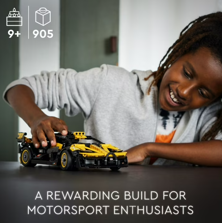 LEGO Technic Bugatti Bolide Race Car Model Building Set – Collectible Engineering Toy for Kids & Adults