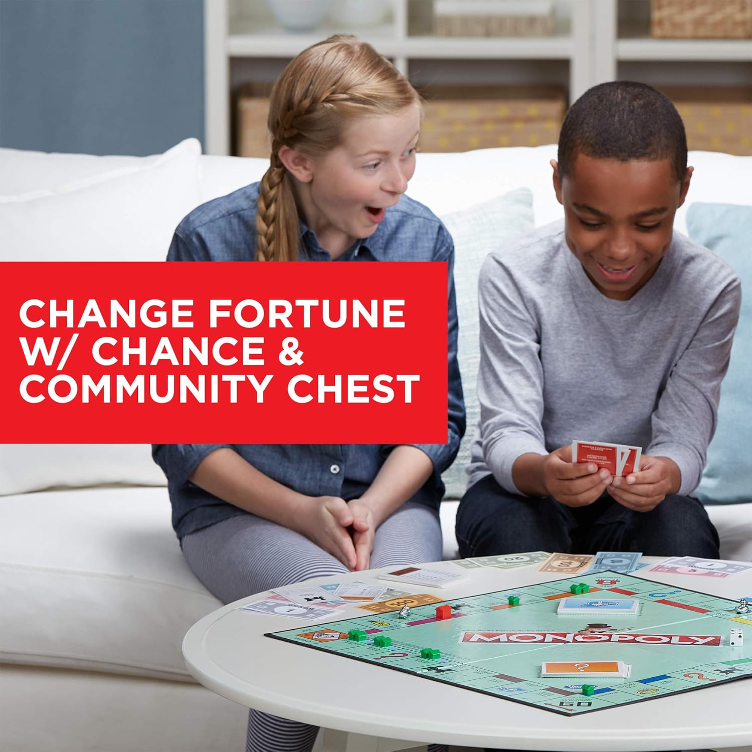 Monopoly® Classic Board Game – Family Strategy Property Trading Game for Kids & Adults