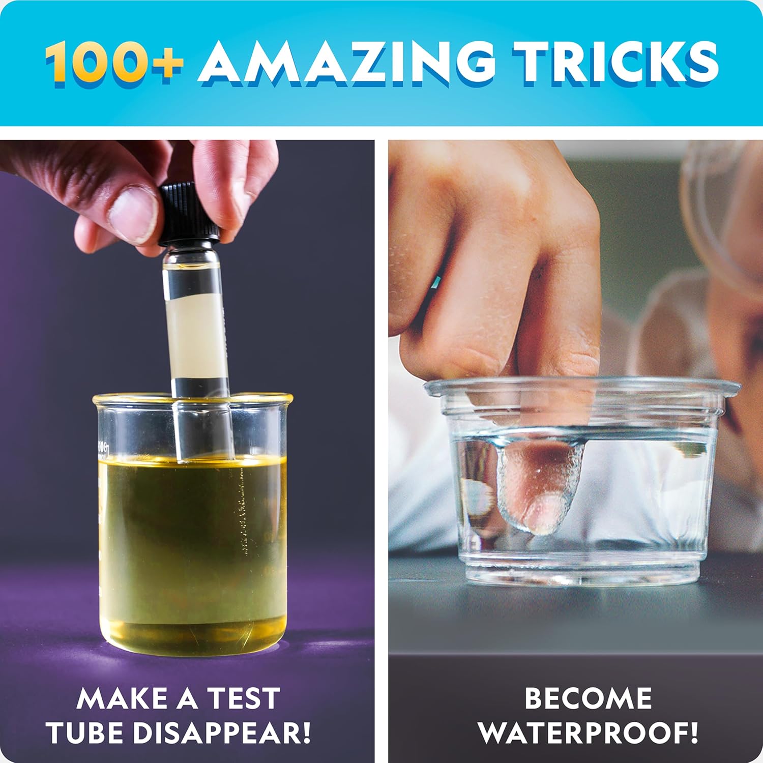 Science Magic Kit for Kids – 100+ Unique Science Experiments & Magic Tricks STEM Learning Set