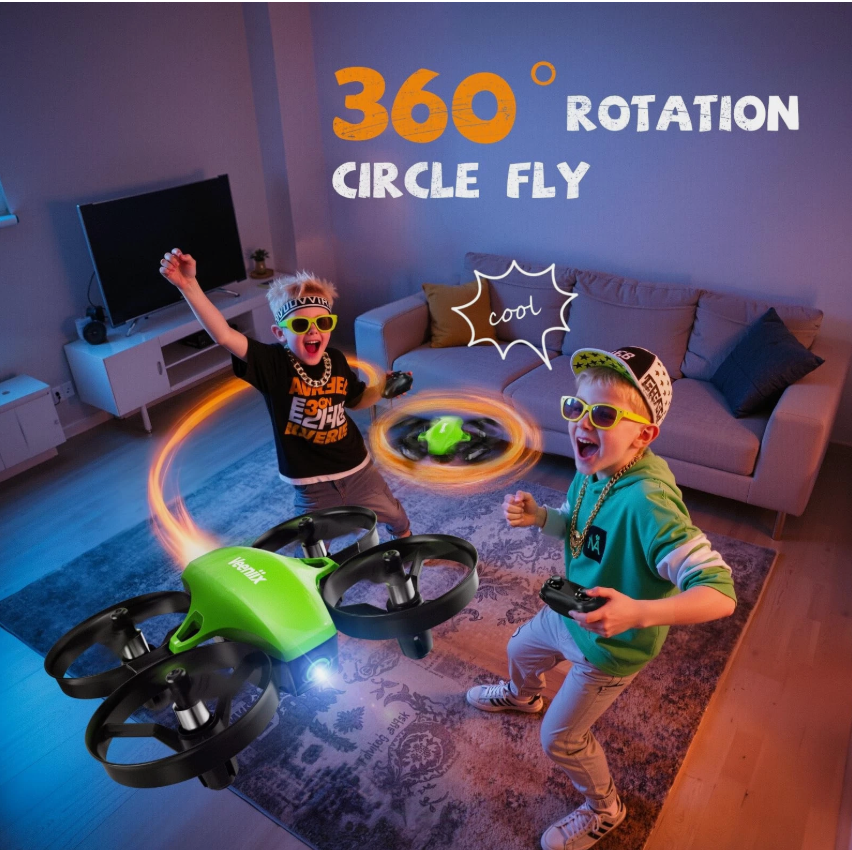V995 Mini Drone for Kids & Beginners – Indoor/Outdoor Quadcopter with 3D Flips & 360° Rotation