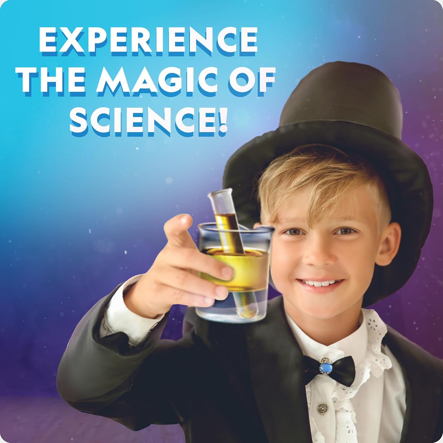 Science Magic Kit for Kids – 100+ Unique Science Experiments & Magic Tricks STEM Learning Set