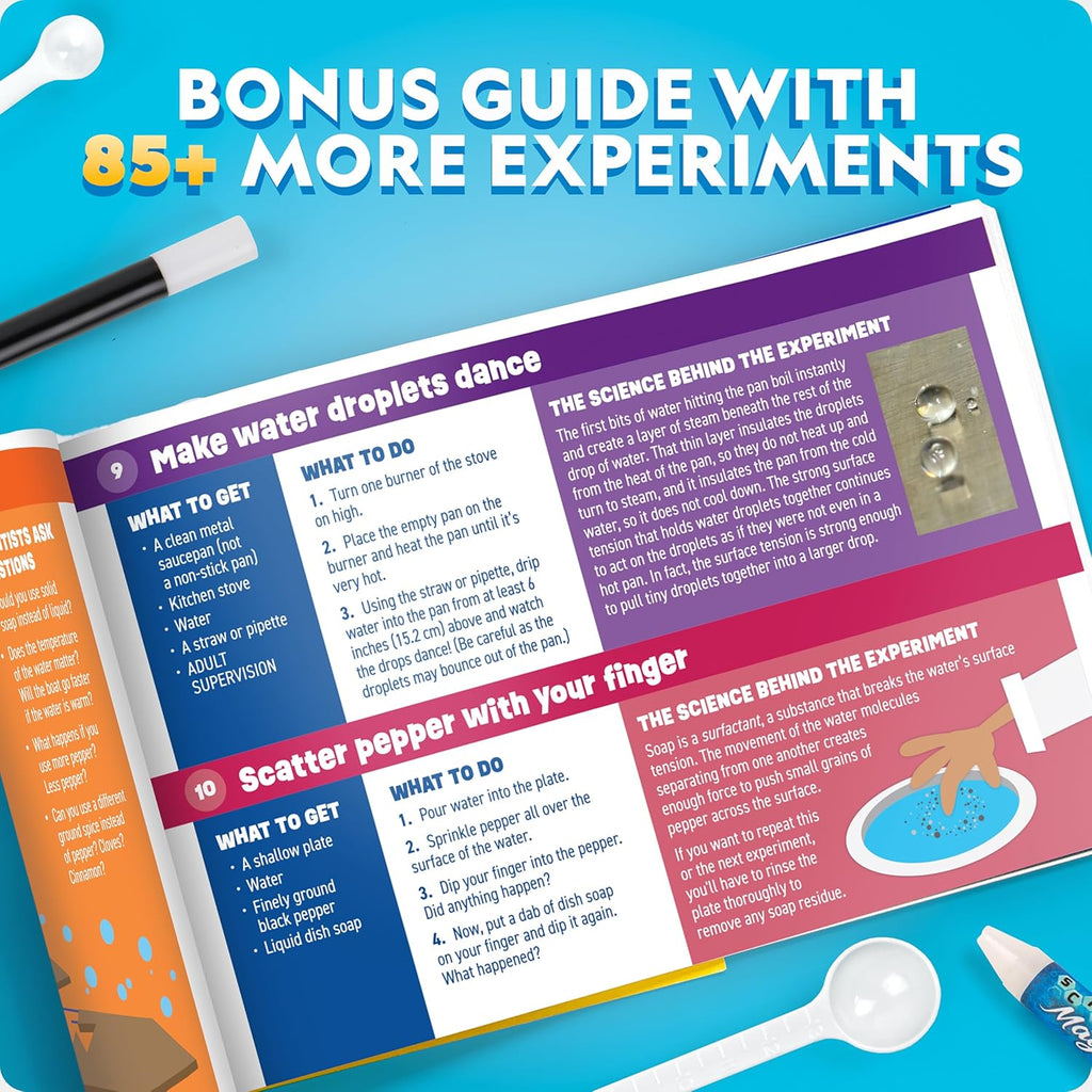 Science Magic Kit for Kids – 100+ Unique Science Experiments & Magic Tricks STEM Learning Set