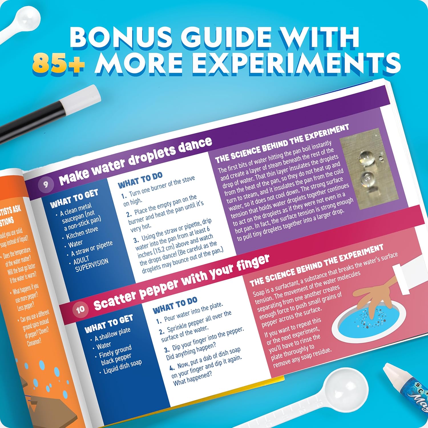 Science Magic Kit for Kids – 100+ Unique Science Experiments & Magic Tricks STEM Learning Set