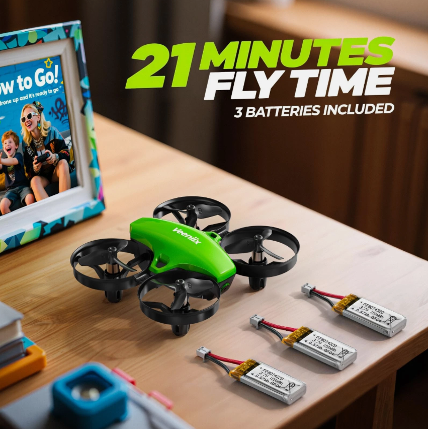 V995 Mini Drone for Kids & Beginners – Indoor/Outdoor Quadcopter with 3D Flips & 360° Rotation