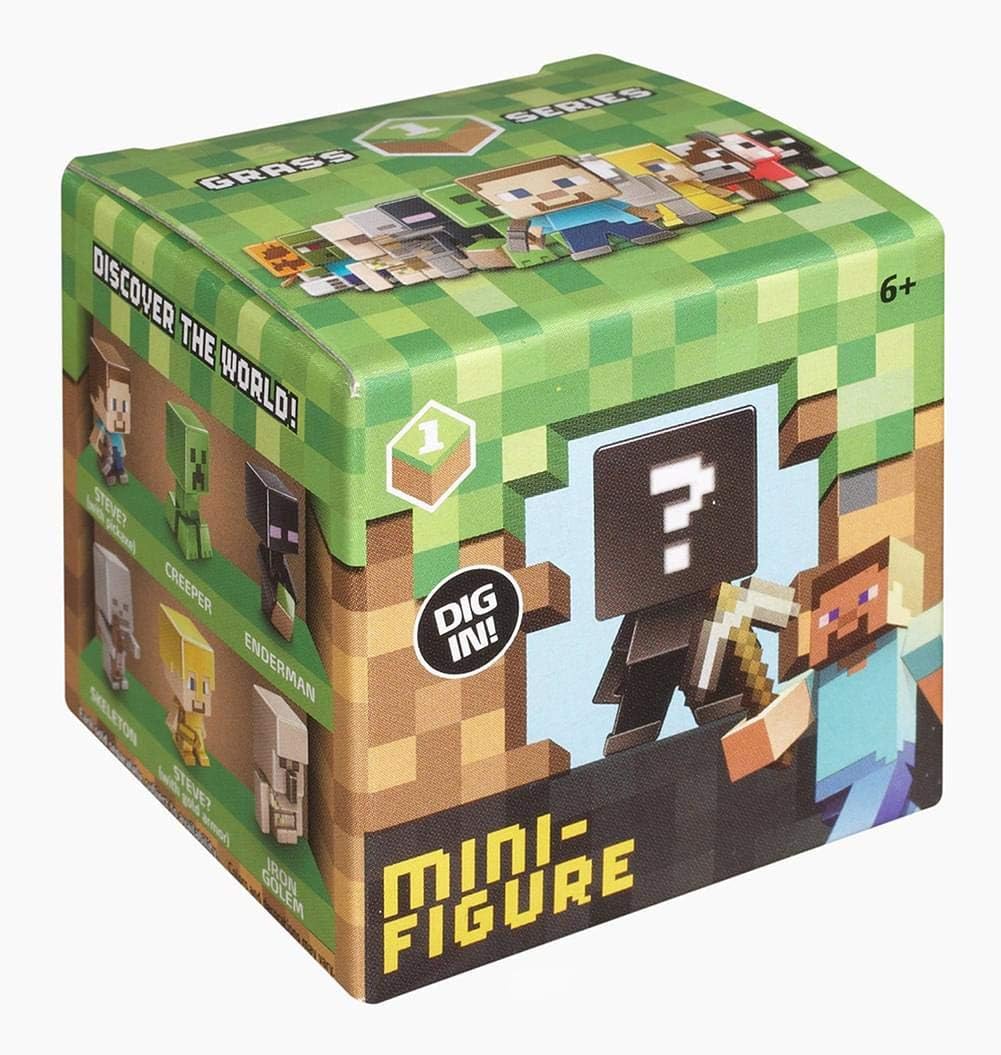 Minecraft Obsidian Series 4 Mystery Mini Figure Pack – Blind Box Collectible Minecraft Toy for Kids & Collectors