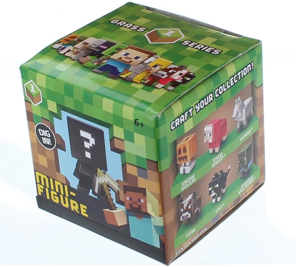 Minecraft Obsidian Series 4 Mystery Mini Figure Pack – Blind Box Collectible Minecraft Toy for Kids & Collectors