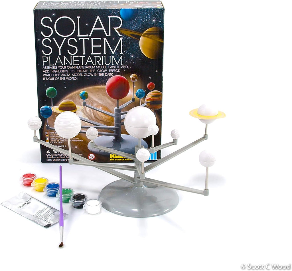 Solar System Planetarium DIY STEM Kit – Glow-in-the-Dark Astronomy Planet Model for Kids