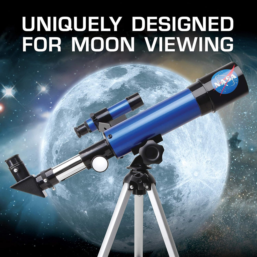 NASA Lunar Telescope for Kids – 90x Magnification Astronomy STEM Learning Toy