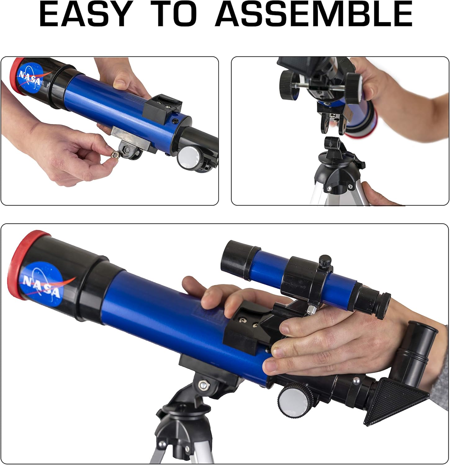 NASA Lunar Telescope for Kids – 90x Magnification Astronomy STEM Learning Toy