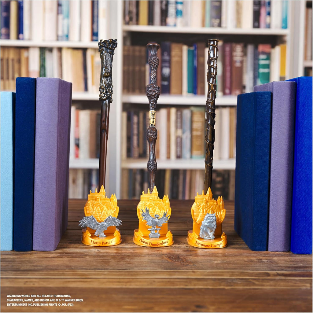 Harry Potter 12-Inch Magical Collector Wand Set – Premium Wand with Display Stand & Die-Cast Icon