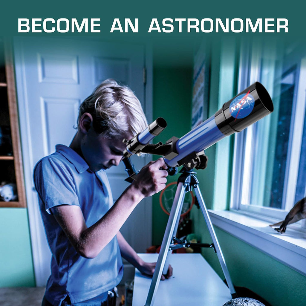 NASA Lunar Telescope for Kids – 90x Magnification Astronomy STEM Learning Toy