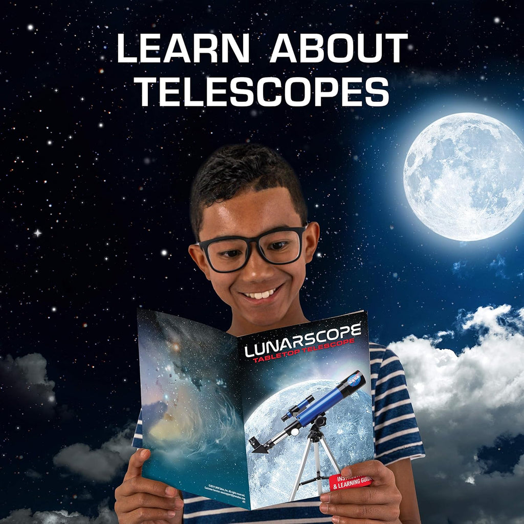 NASA Lunar Telescope for Kids – 90x Magnification Astronomy STEM Learning Toy
