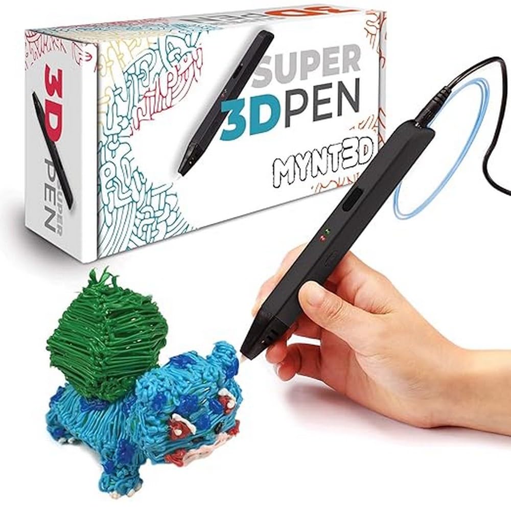 Super 3D Printing Pen – Compatible with 1.75mm ABS & PLA Filament for Creative Drawing & Modeling