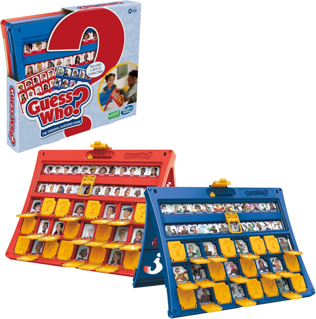 Guess Who? The Original Guessing Game – Classic Mystery Family Board Game