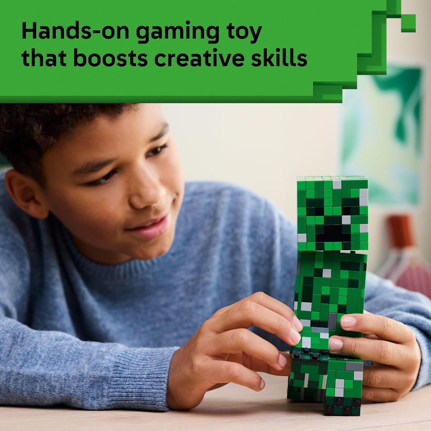 LEGO Minecraft The Creeper Kids Building Toy – Video Game Inspired Building Set