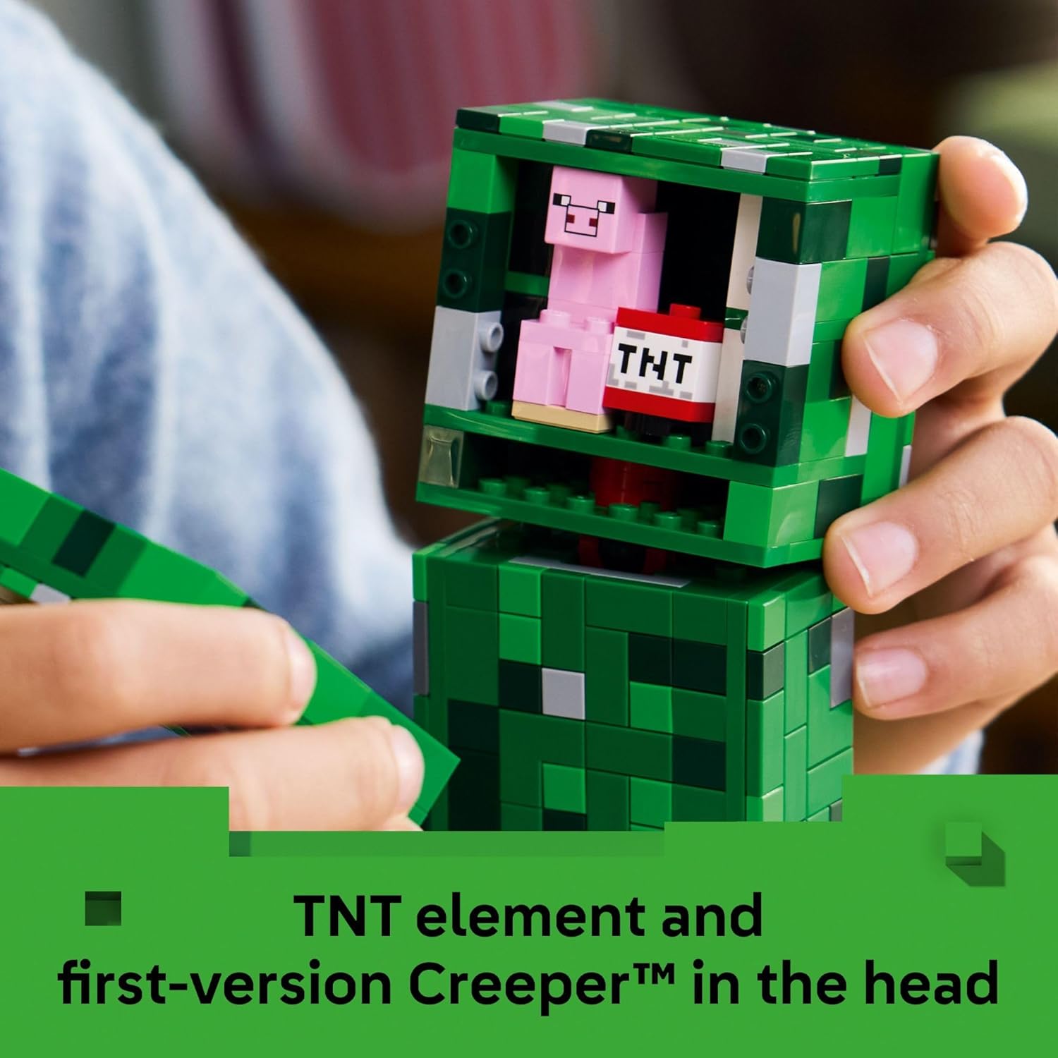 LEGO Minecraft The Creeper Kids Building Toy – Video Game Inspired Building Set