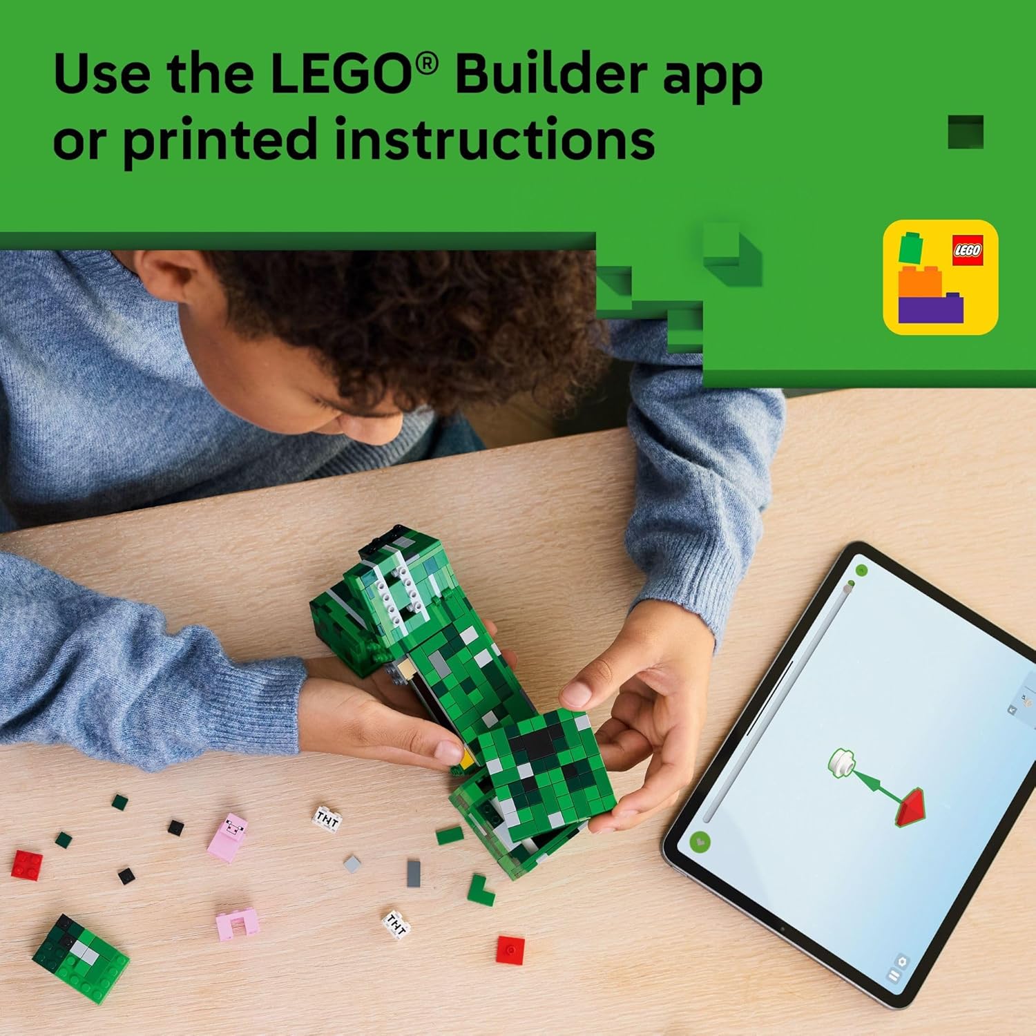 LEGO Minecraft The Creeper Kids Building Toy – Video Game Inspired Building Set