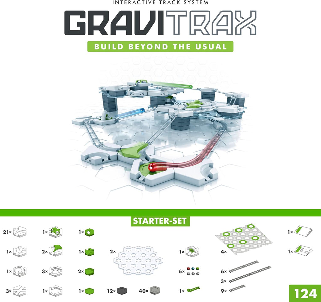 GraviTrax Starter Set – Gravity & Magnetic Marble Run STEM Building Game