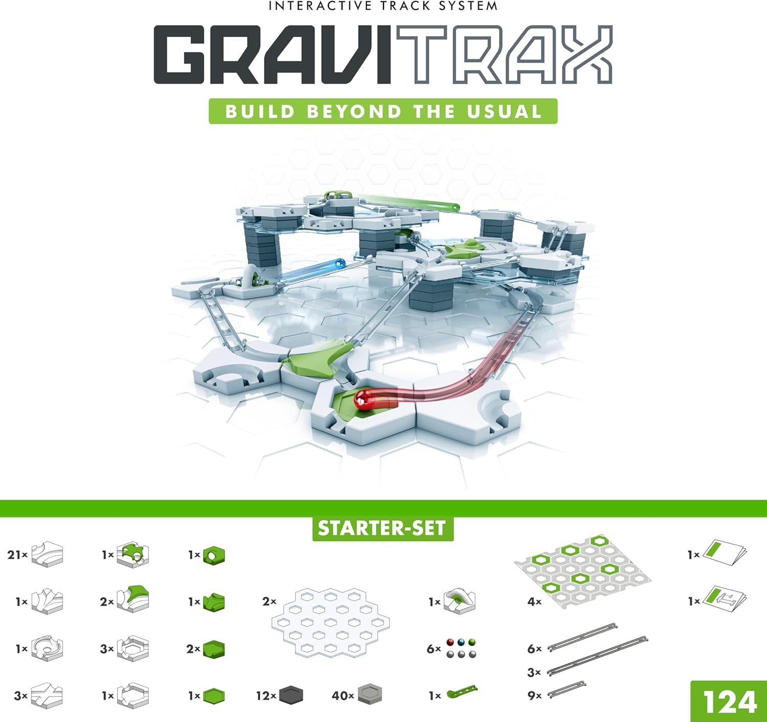 GraviTrax Starter Set – Gravity & Magnetic Marble Run STEM Building Game