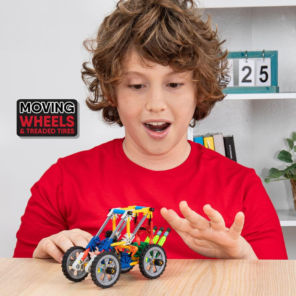 Adventure Wheels Building Set – 480 Pieces STEM Construction Toy for Kids