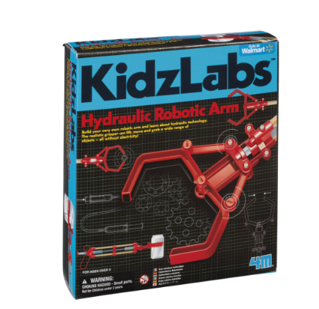 Hydraulic Robot Arm Kids Science Kit – STEM Engineering Building Toy