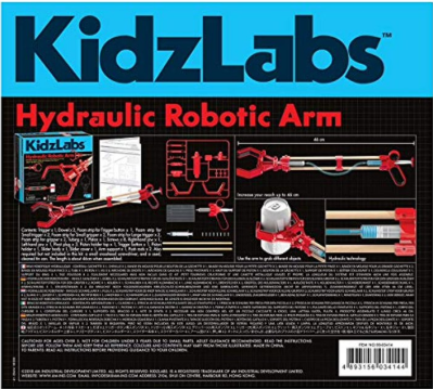 Hydraulic Robot Arm Kids Science Kit – STEM Engineering Building Toy